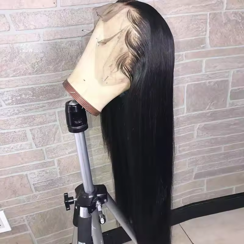 Full Lace Human Hair Wigs 100% Raw Virgin Human Hair Glueless Straight Full Wigs for Woman